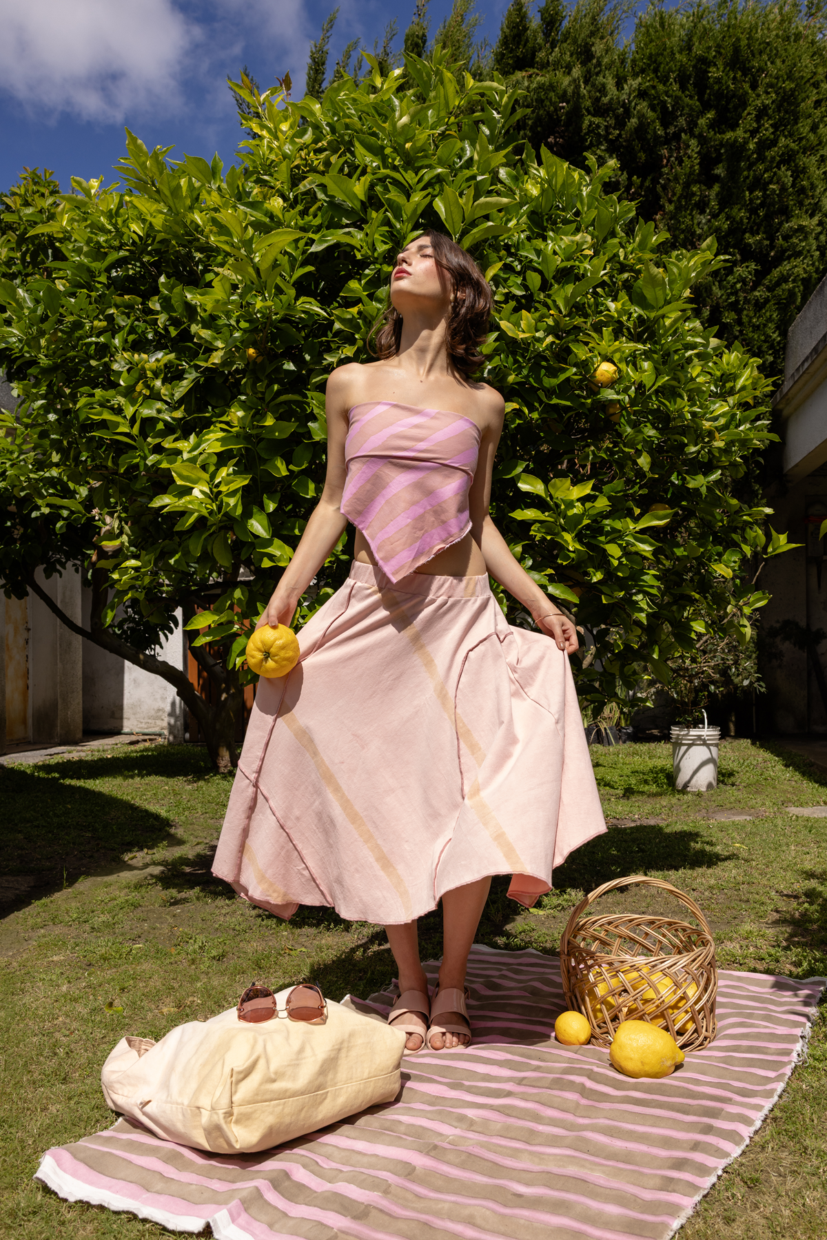 Falda Luna Rosa