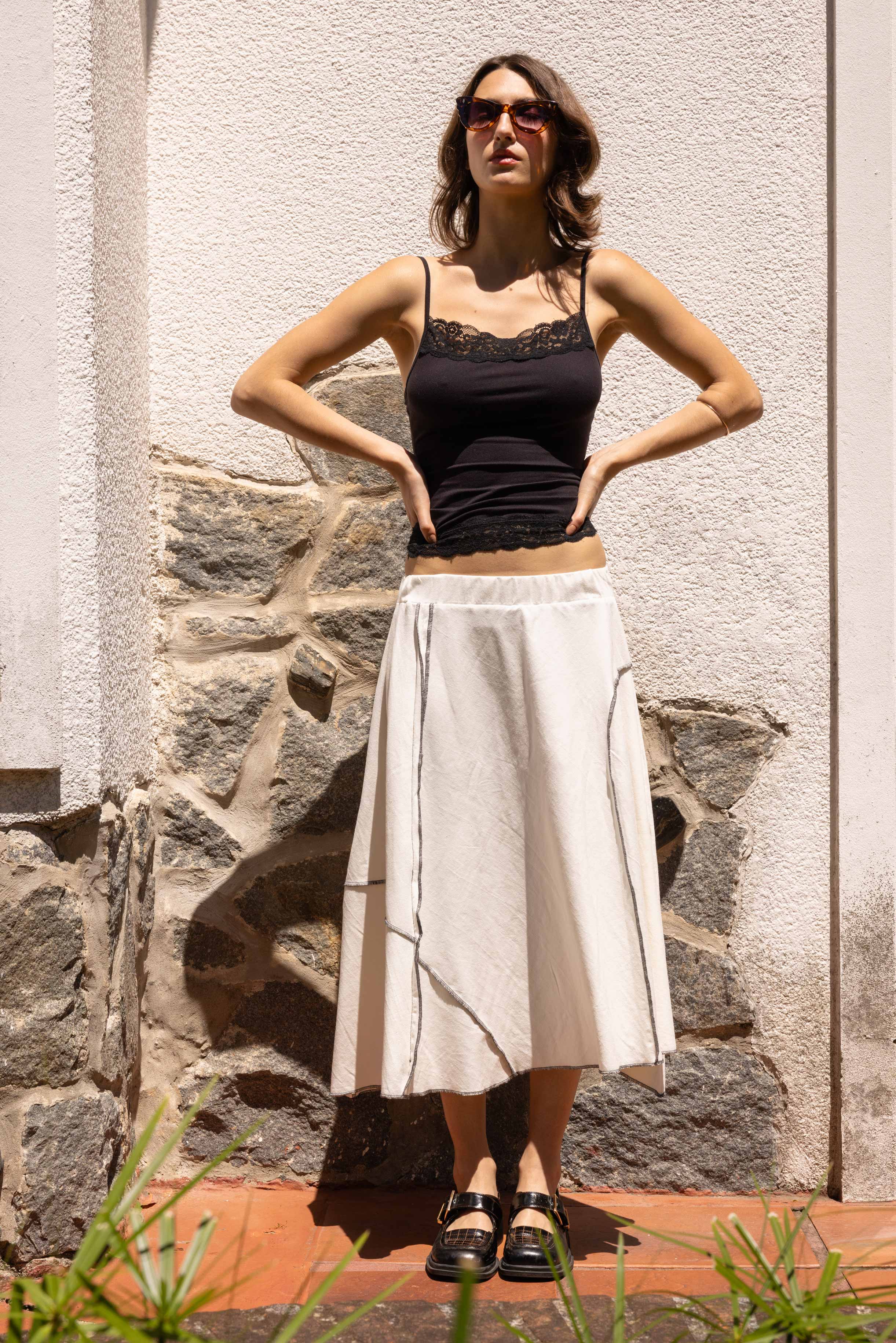 Falda Luna Natural