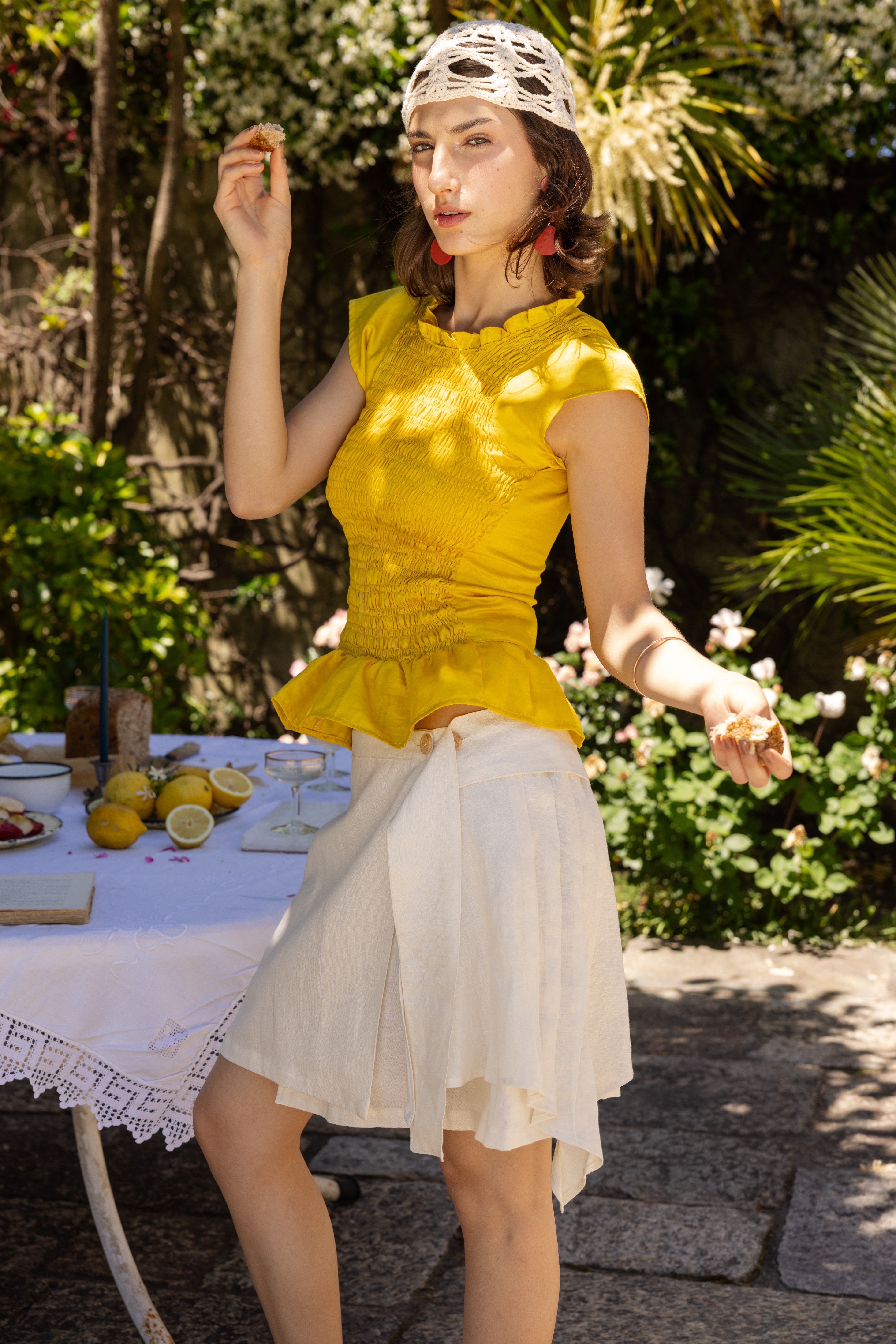 Falda Ninfa Natural