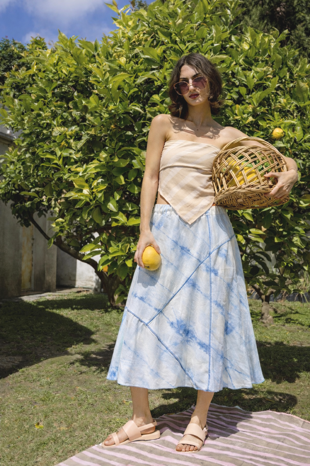 Falda Luna Indigo